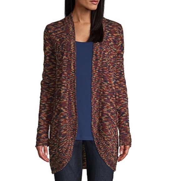 New Women's Long Sleeve Open Front Cardigan Size Medium - Picture 1 of 9